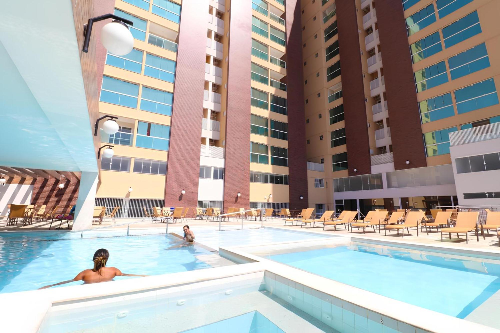 Ferienwohnung Piazza Diroma Com Acesso Ao Acqua Park Caldas Novas Exterior foto